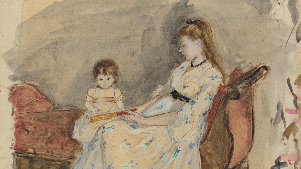 The Artist's Sister, Edma, with Her Daughter, Jeanne