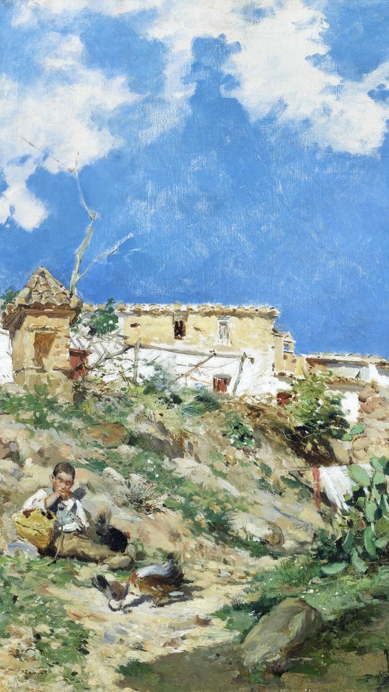 A Landscape with a Figure in Sagunto, Valencia