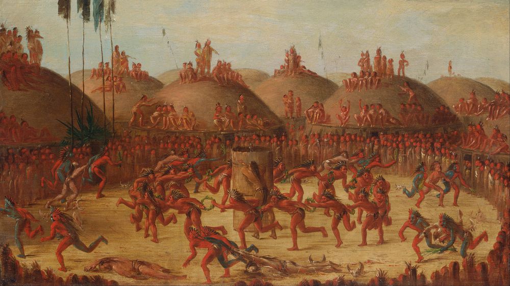 The Last Race, Mandan O-kee-pa Ceremony