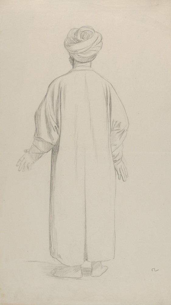 A Muslim Preparing for Prayer