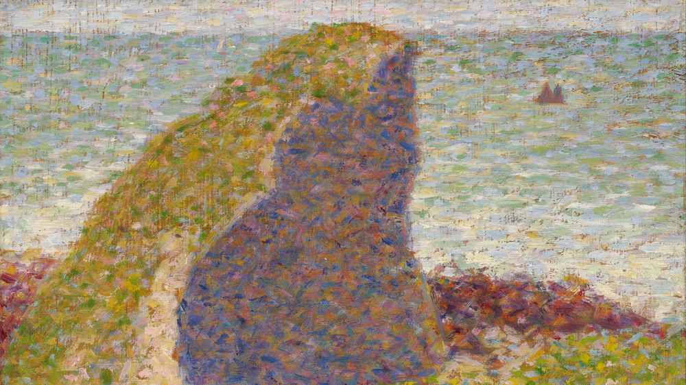 Study for Le Bec du Hoc, Grandcamp
