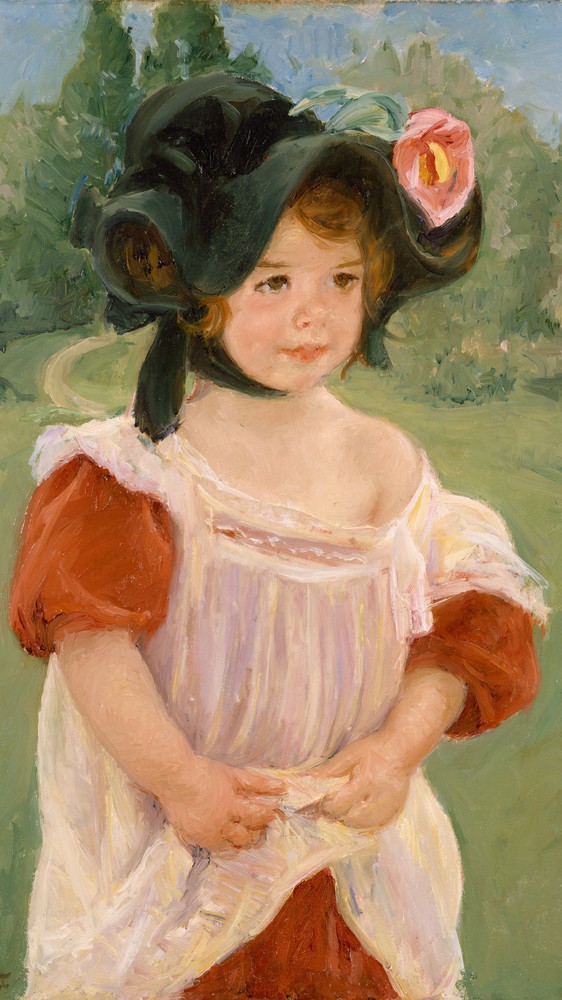 Spring: Margot Standing in a Garden