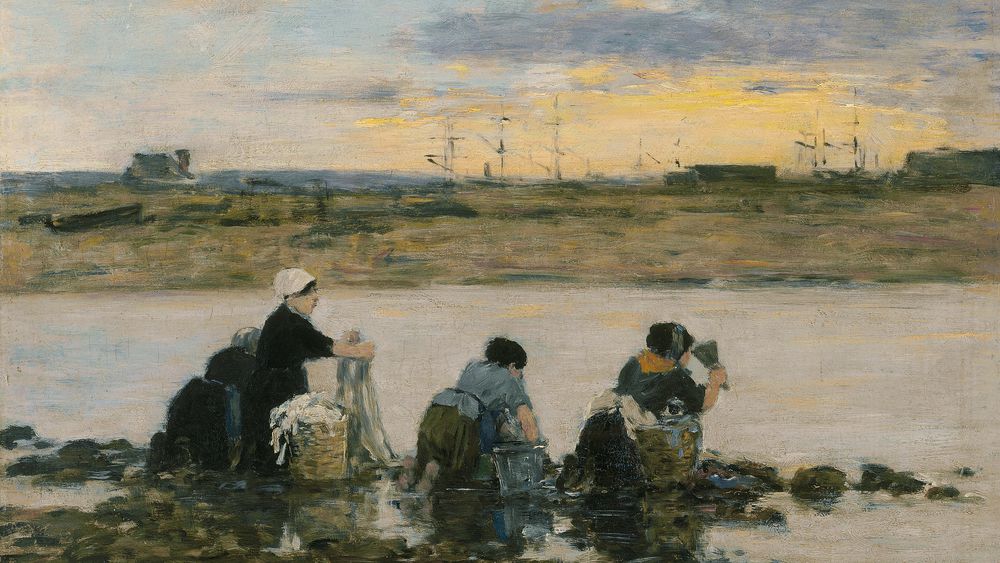 Washerwomen by the River