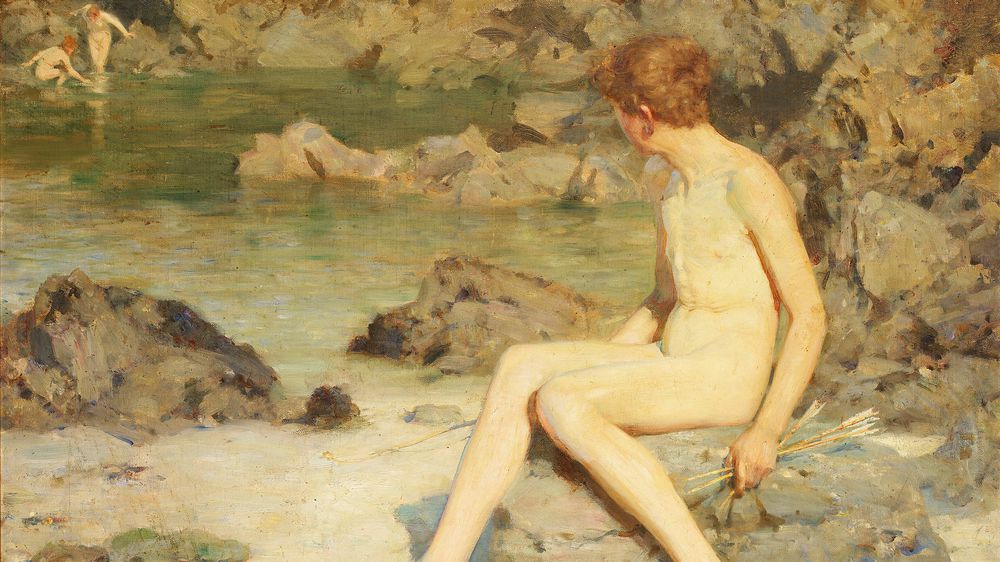Cupid and Sea Nymphs