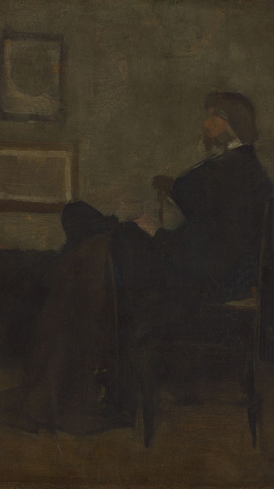 Study for "Arrangement in Grey and Black, No. 2: Thomas Carlyle"